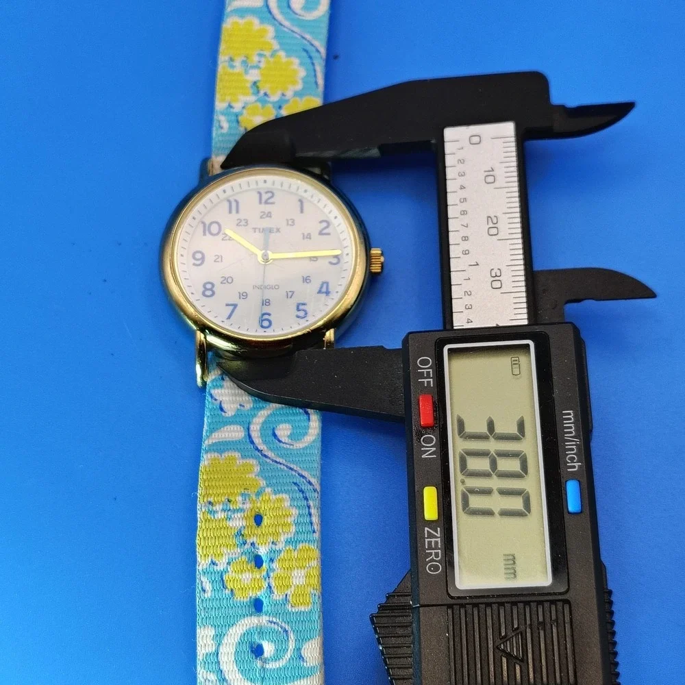 Vintage 2012 Timex Weekender Summer Breeze 38mm Women's‎ Quartz Watch Restored